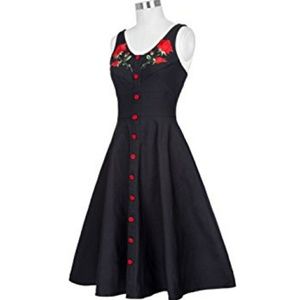Rockabilly Pinup Cowgirl Vintage Dress